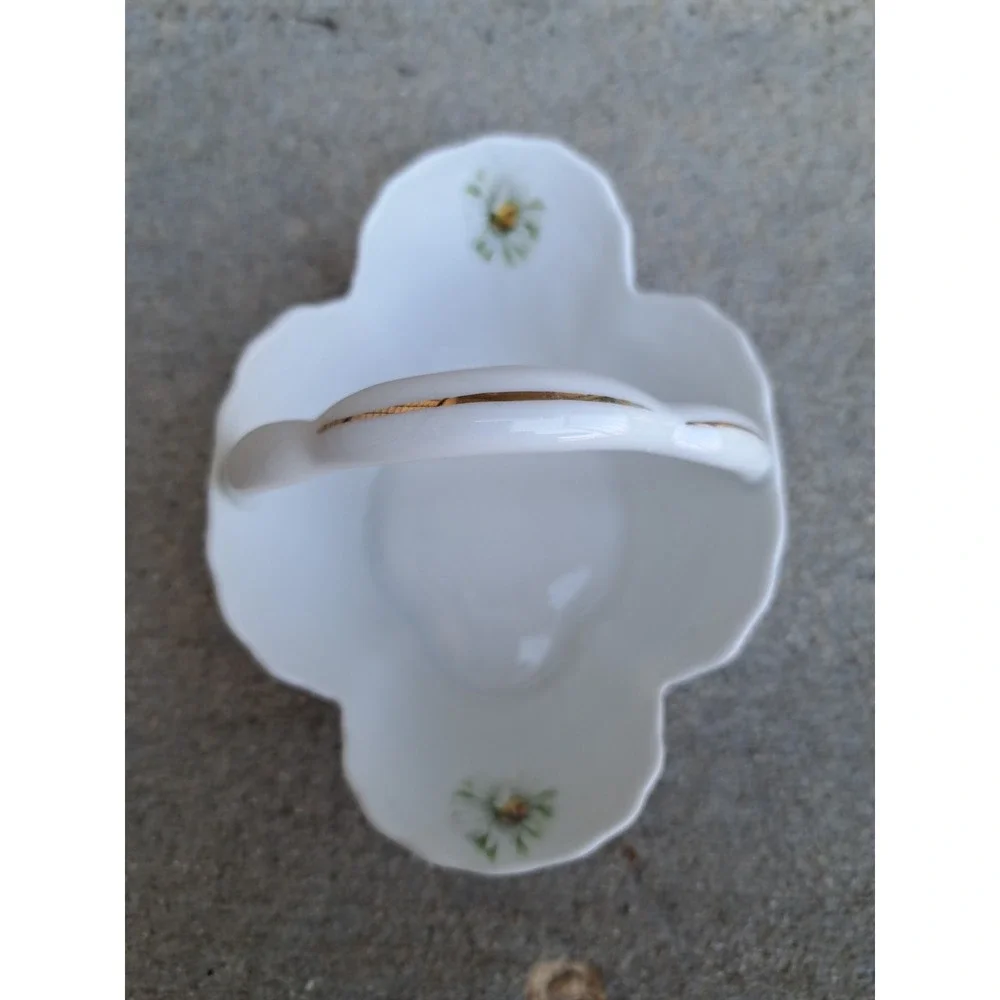 Vintage Collectible Z. S & Co Bavaria Porcelain Flower Basket